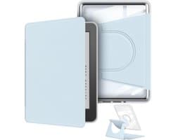 360 Graden Draaibare Hoes voor Kindle Paperwhite - Verstelbare Magnetische Beschermhoes met Duidelijke Achterkant en Auto Sleep/Wake