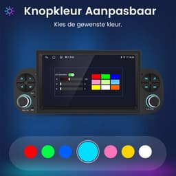 Awesafe Autoradio - Geschikt Voor Fiat Panda 2012 t/m 2024 - 7 inch IPS Scherm - Draadloos Apple CarPlay & Android Auto - Ram 2GB + Rom 64GB - GPS Navigatie Bluetooth WIFI - Radio Scherm - Navigatiesysteem Auto — thumbnail 3
