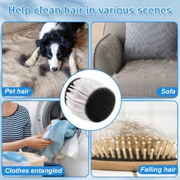 Wasballen - Wasmachine Huisdierhaarverwijderaar - 4-pack - Wasmachine pluisballen - Voorkomt dat kleding in de knoop raakt - Geschikt voor huisdierhaar zoals katten en honden - Herbruikbaar - Gebruikt om huisdierhaar uit kleding te verwijderen — thumbnail 5