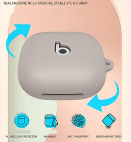 Siliconen Hoes voor Powerbeats Pro 2 Oplader - Schokbestendig en Dun — thumbnail 5