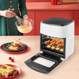 Grote Heteluchtfriteuse 15L met LED-display 1400W voor Frituren en Ovenfuncties — thumbnail 2