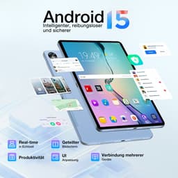 DOOGEE T40 PRO Tablet - 12 inch 2.4K - Android 15 - Helio G99-processor - 20 GB RAM + 512 GB / 2 TB TF - gamingtablet - 10800 mAh/18W - 16 MP + 8 MP camera's - ondersteunt 4G dual SIM dual standby - 5G wifi - GPS - Widevine L1 - 4 x Smart PA — thumbnail 3