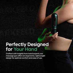 Compact massagepistool voor diepe weefselmassage - Stille en krachtige spierontspanning — thumbnail 3