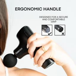 Krachtig Mini Massagepistool voor Spierherstel & Pijnverlichting - 5 Snelheden & 4 Koppen — thumbnail 2