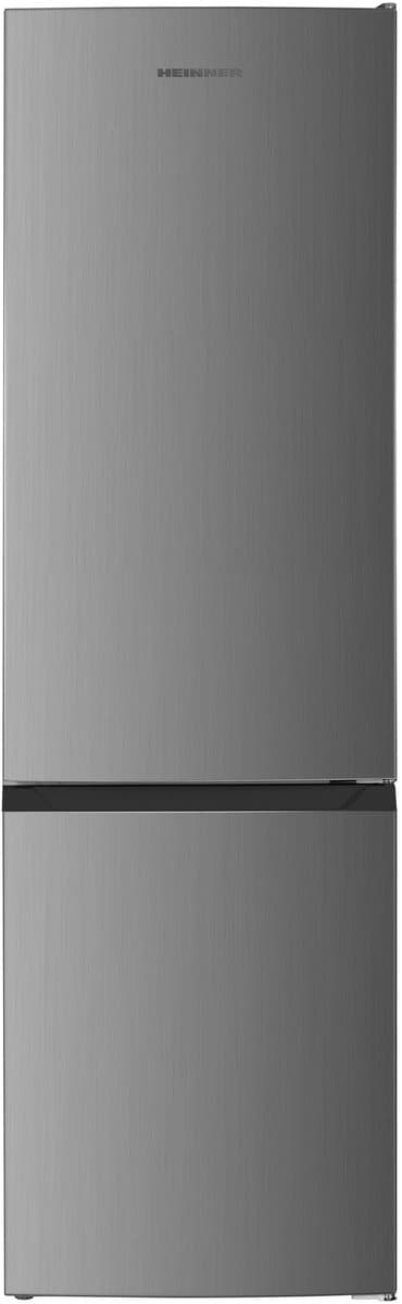 Heinner HC-HM262INVXD Koel-vriescombinatie – 262 L – Elektronische Temperatuurregeling – LED-verlichting – Omkeerbare Deur – RVS – 5 Jaar Garantie — afbeelding 1