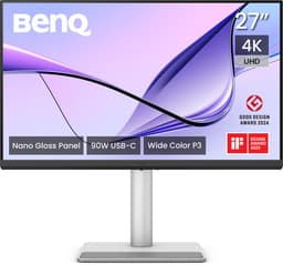 BenQ Glossy Mac Monitor MA270UP 27 inch - 4K UHD Nano Glans Beeldscherm voor MacBook Pro/Air en Mac mini - 2 x HDMI - 2 X USB-C - 90W voeding - USB-hub - P3-kleurengamma — thumbnail 1