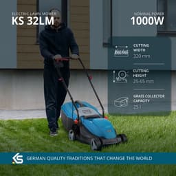 Könner & Söhnen KS 32LM - Elektrische Grasmaaier - 1000W - 32cm — thumbnail 2