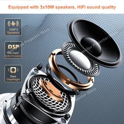 Tresaro - D9W Ultra Beamer - 3000 ANSI Projector - Full HD - WIFI - Automatische Focus - 300 inch Thuisbioscoop - 6D keystone - 3 Helderheidsniveau — thumbnail 4