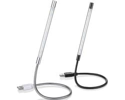 Flexibele USB LED Leeslampen - Dimbare Touch Schakelaar voor Laptop en Bed