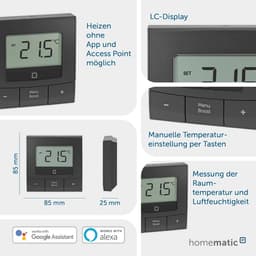 Slimme Wandthermostaat voor Radiatoren en Vloerverwarming - Digitale Temperatuurregeling met App en Spraakbesturing — thumbnail 5