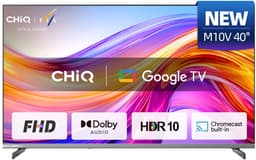 CHiQ L40M10V - Smart TV 40 Inch - LED Google TV - FHD 1080P - Randloos Metal Design - Dolby Audio - Nieuw — thumbnail 1