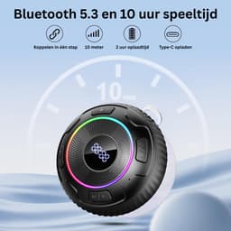 White-Label® Douche Speaker - Draagbare Radio - Bluetooth - Waterdicht — thumbnail 5