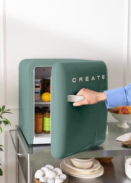 CREATE - Koelkast in retrostijl - Sage - Handvat Gebroken wit - FRIDGE RETRO 48L — thumbnail 4