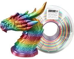 1.75mm Rainbow PLA 3D Printer Filament - 1kg voor Ender3