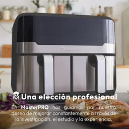 900W Hot Air Fryer 9L met LED Touch Screen en 11 functies | Dubbele friteuse — thumbnail 4