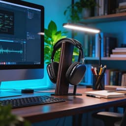 Zware Hoofdtelefoon Standaard voor Bureau - Gaming Hoofdtelefoon Houder — thumbnail 2
