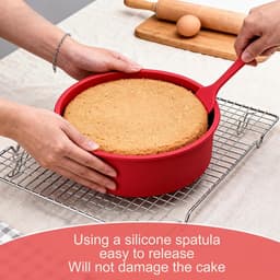 OIMG 2 stuks 6 inch cakevorm siliconen cakevorm - siliconen bakvorm - taartvorm - Broodvorm Rond - rond 16 cm antiaanbak cakevorm bakvorm airfryer - voor DIY kaasbroodcake,chiffoncakes — thumbnail 5