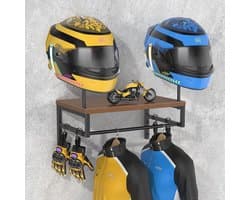 Helmhouder Wandmontagestandaard voor Motoraccessoires en Helmhanger