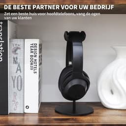 Metalen Hoofdtelefoonstandaard - Ruimtebesparende en Elegante Hoofdtelefoonhouder — thumbnail 3