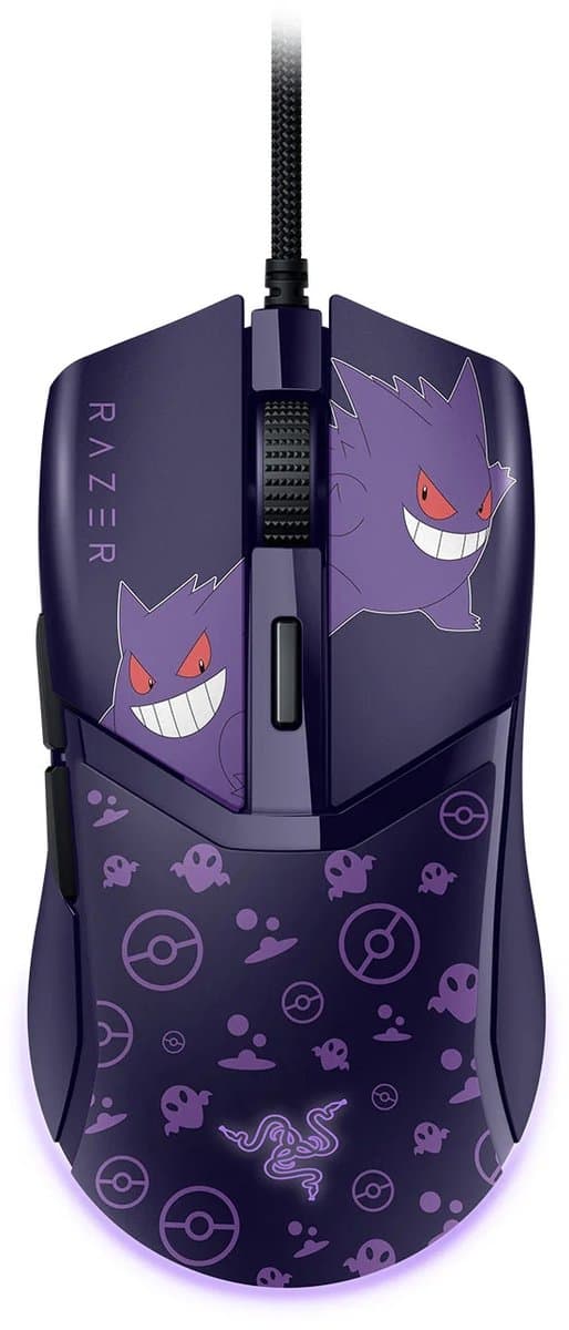 Razer Cobra - Gaming Muis - Bedraad en Lichtgewicht - RGB - 8500 DPI - Pokémon Gengar Edition — afbeelding 1