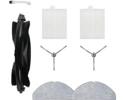 8 stuks robotstofzuiger accessoires - Geschikt voor Eufy G50 Hybrid (SES) - L60 Hybrid (SES) - L60 - L60 SES - L50 - L50 SES - Onderdelen - voor robotstofzuiger - met reinigingsborstel - Vervangingsonderdelen
