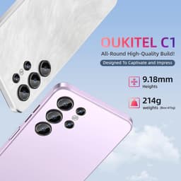 C1 Android 15 Smartphone 16GB+128GB 1TB Uitbreidbaar 6.52" HD+ 5150 mAh Dual 4G Simkaart — thumbnail 7