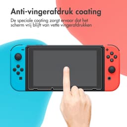 imoshion Screenprotector geschikt voor Nintendo Switch - Gehard Glas, Anti Vingerafdruk Coating, Krasbestendig en UV Werend - Accessoires — thumbnail 3