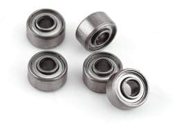 10pcs 693ZZ Deep Groove Ball Bearing - Miniature Double Rubber Sealed - Durable Small Bearings for 3D Printer Wheel Roller Skates 3 * 8 * 4mm - High Precision Ball Bearings