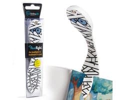 Flexilight 2-in-1 Leeslamp en Bladwijzer - LED Clip Lamp voor Volwassenen en Kinderen - Perfect Cadeau voor Lezers