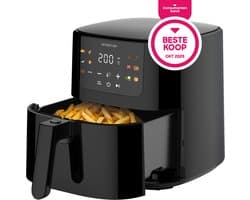 Inventum GF501HLDB - Airfryer - Hetelucht friteuse - 5 liter - 70 tot 200 graden - 1500 watt - Zwart - Beste Koop