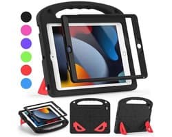 Kinderhoesje met Schermbeschermer voor iPad 10.2 inch - Schokbestendige, Kindvriendelijke Beschermhoes