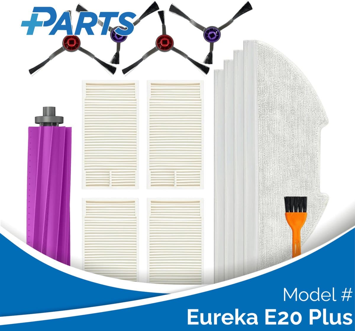 Eureka E20 Plus Onderhoudsset (Plus.Parts® alternatief voor R056) — afbeelding 1