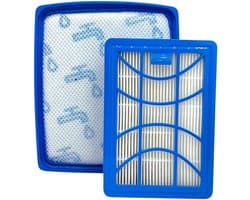 Fixem® Filterset geschikt voor Philips stofzuiger FC8003 & CP0618 - voor PowerPro Expert series - hepafilter allergiefilter stofzuigerfilter - nr. FC6042 - FC9729, 9741, 9743, 9744 en 9745