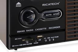 Ricatech PR95 Bluetooth Radio Cassette Recorder with USB/SD — thumbnail 3