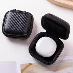 Ronte - Opbergdoos voor hoofdtelefoon, harde beschermhoes - Set van 3 - Opbergdoos voor mini-hoofdtelefoon - Vierkante beschermbox - Hoofdtelefoontas — thumbnail 5