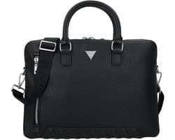 GUESS business tas met laptopvak Torino Laptop Bag Black zwart