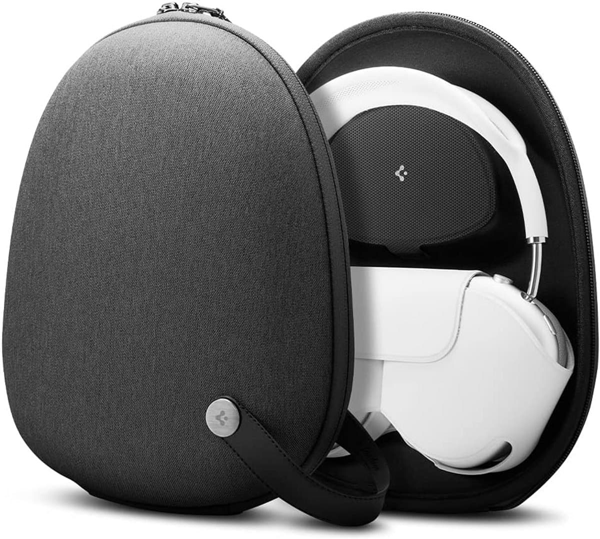 Robuuste Draagtas voor AirPods Max Headset - Beschermhoes in Antracietgrijs — afbeelding 1