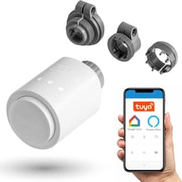Slimme Digitale Wifi Radiatorknop voor CV-Verwarming - Temperatuurregeling via App en Spraak — thumbnail 1