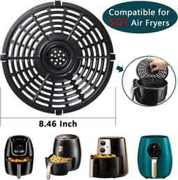 Vervangende Antiaanbak Grillpan voor 5QT Airfryer – Crisper Plaat voor diverse merken — thumbnail 8