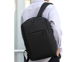 Deze 18,5-inch laptoprugzak heeft een USB-poort en biedt plaats aan een 18,5-inch laptop, tablet, elektronische apparaten en accessoires. Ideaal voor zakelijk gebruik, laptopgebruik, universitaire studies en reizen Zwart.