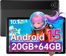 Hotlight KB1001 - Android 15 - 10.1 inch- 5000mAh - 20(3+17)GB RAM - 64GB ROM - Bluetooth 5.4 - WIFI 6 - Zwart — thumbnail 1