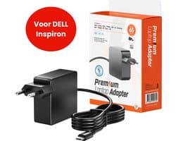 65W USB-C Laptop oplader voor Dell Inspiron – Alle modellen vanaf 2017 – Kabel + Adapter