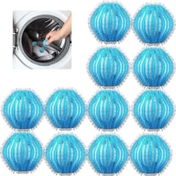 12-delige veilige wasmachine-reinigingsset voor huisdierenhaar, inclusief zeer efficiënte pluizenballen en pluizenverzamelaar, pluizenfilter en praktische accessoires voor wasverzorging - Wasmachine-accessoires — thumbnail 1