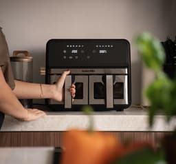 Swiss Pro+ SPAF8L2G - Dubbele Airfryer - 8L - 2400W - Dual Zone Technologie — thumbnail 8