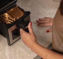 Swiss Pro+ SPAF8L2G - Dubbele Airfryer - 8L - 2400W - Dual Zone Technologie — thumbnail 7