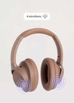 CREATE - Draadloze over-ear koptelefoon met ruisonderdrukking - Mokka - HEADPHONES ANC ST — thumbnail 5