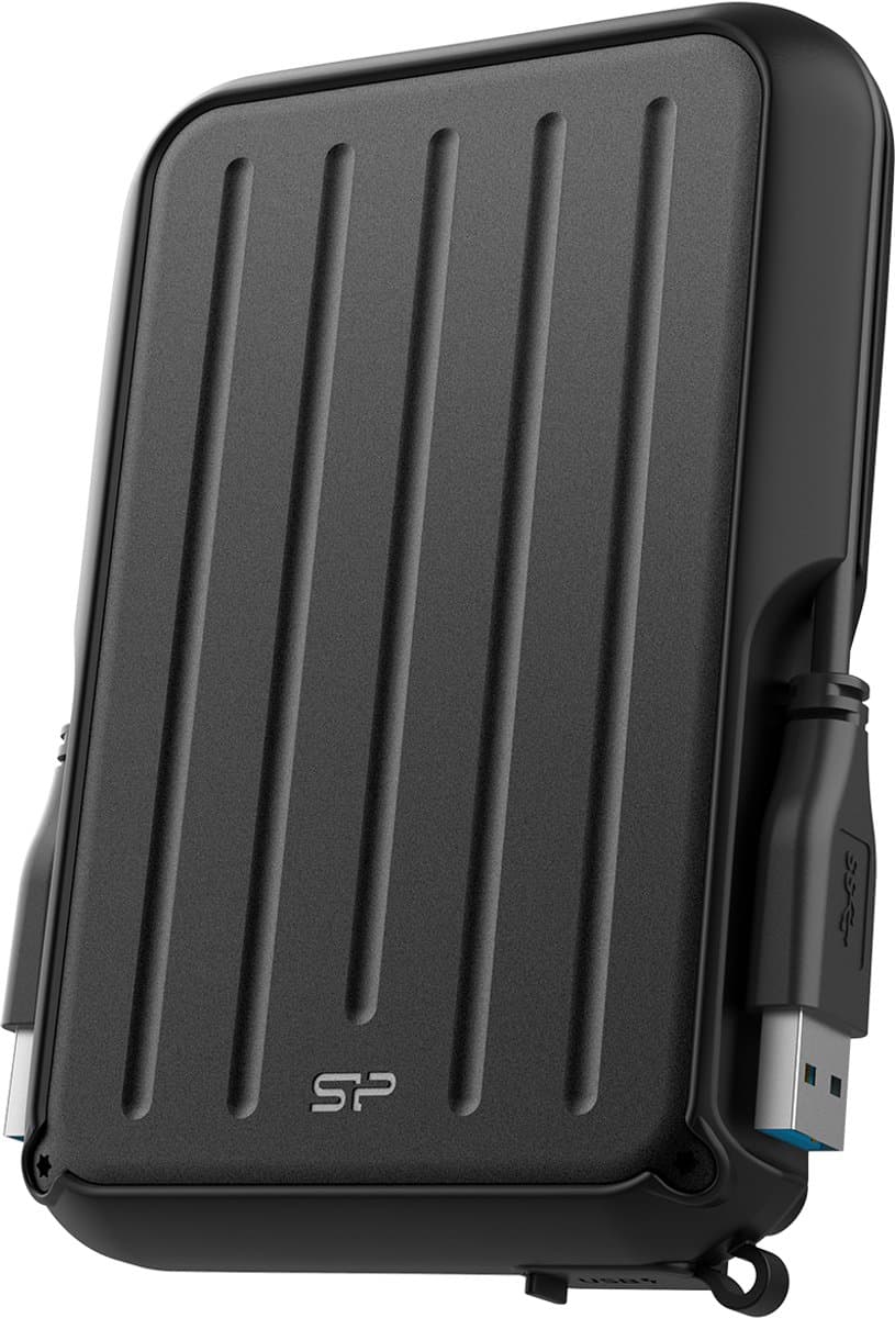 Silicon Power - Armor A66 - Portable USB 3.2 - Externe Harde Schijf - 4TB - Zwart — afbeelding 1