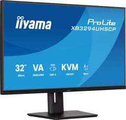 iiyama ProLite XB3294UHSCP-B1 - 32 inch - 4K - VA - USB-Hub (4x) - Verstelbaar - USB-C - KVM-switch — thumbnail 5