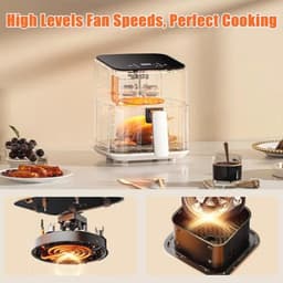 Compacte Digitale He fryer 2,5 L - Perfect voor Snelle en Gezonde Maaltijden — thumbnail 4