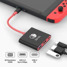 Docking Station geschikt voor Nintendo Switch - switch dock - Compact - Stijlvol — thumbnail 2